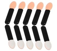 TOGEVAL 10 pièces Mini Pinceaux Fard à Paupières Lot d'Applicateurs Doux et Portables pour Maquillage des Yeux Éponges Confortables pour Fondre et Retouches Quotidiennes