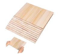 TOGEVAL 10 pièces Planche de Frappe Taekwondo Professionnelle Bois Naturel Épaisseur pour Entraînement et Spectacle Équipement Polyvalent pour Arts Martiaux