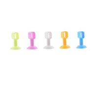 TOGEVAL 10 pièces Silicone Door Stopper With Suction Collision Doorknob Protector Wall Protection Bumper Pads And Practical Random Colors Couleur Aléatoire Couleur Aléatoire