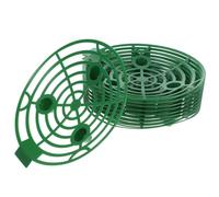 TOGEVAL 10 pièces Supports Fraisiers Ronds Plastique Vert Protection Jardin pour Fraises et Petites Plantes Cadres de Croissance Antipourriture pour Culture Potagère