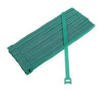 TOGEVAL 100 Attaches de Câble Auto-agrippantes Vertes 12 Mm X 300 Mm, Sangles Réutilisables pour Gestion de Câbles Électriques et Organisateur de Cordons Bureau Maison