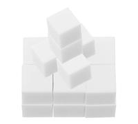 TOGEVAL 100 Éponges à Ongles pour Nail Art 1 CM Carrées Blanches 100 Pcs Éponge à Vernis à Ongles pour Manucure Maquillage Accessoires de Beauté