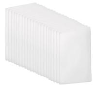 TOGEVAL 100 Pièces Housse de protection antimagnétique protecteur titulaire d'identité etui carte étui carte porte-cartes bancaires pochettes pour cartes transparentes PVC blanche