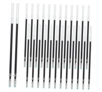 TOGEVAL 100 Pièces Recharges Stylo Bille Noir Pointe Fine Recharges Gel Pratiques pour Bureau et École Cartouche Dencre Lisse Compatible avec Stylos à Bille Daccessoires Décriture