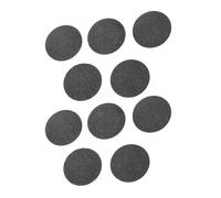 TOGEVAL 10pièces Lot De Têtes De Rechange Noires Pour Outil Pédicure Électrique Accessoires Abrasifs Pour Éliminer Callosités Et Peau Morte Compactes Et Durables