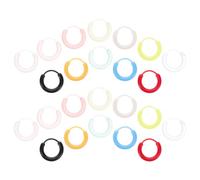 TOGEVAL 12 Paires de Boucles d'Oreilles Créoles en Résine Colorée Légères et Hypoallergéniques Diamètre Moyen pour Adolescentes et Femmes Accessoires de Mode Tendances pour Fêtes et