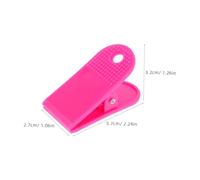 TOGEVAL 12 Pièces Clip de Sécurité Tapis de Course Plastique avec Couleur Vive Clip Arrêt Urgence Multifonction pour Cordon Tapis de Course Clés et Portefeuilles