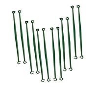 TOGEVAL 12 pièces Connecteurs pour Cages de Plantes Multifonctionnels PVC Réglables Durables et pour Tuteurs de Plantes Grimpantes Intérieurs et Extérieurs
