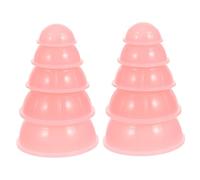 TOGEVAL 12 Pièces Kit de Ventouses Silicone pour Massage Corporel Portable Ventouses Puissantes Anti-glisse pour Relaxation Musculaire et Soulagement Adapté Aux Débutants et Usage Familial