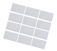 TOGEVAL 12pièces Lot de Pochettes De Carte Auto-adhésives Plastique Porte-Badges Étanches Et Transparents pour Protéger Vos Documents Et Cartes