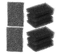 TOGEVAL 16 Pièces Tampon De Coton Éponge Pointillée D'halloween Éponge De Maquillage Pour Plaie Écouvillons Coussin Pour Visage Faux Noir