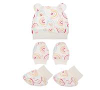 TOGEVAL 1ensemble Chapeau Et De Né Coton Pour Hiver Pour De Naissance Et Fête