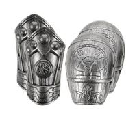 TOGEVAL 1ensemble Costume De Cosplay Armure pour Épaulières Et Garde De Bras Légères Et Pratiques pour Déguisement Et Jeux Imaginatifs