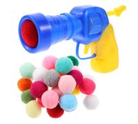 TOGEVAL 1ensemble Jouet Interactif pour Chat avec Lanceur De Balles pour Amusement Et Exercices pour Activités Intérieures Et Extérieures
