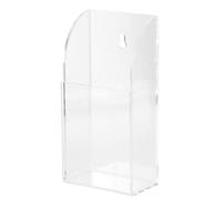 TOGEVAL 1grille Boîte De Rangement Mural Pour Télécommande Tv Et Climatiseur Support Acrylique Compartiment Organiseur Compact Et Stable Pour Bureau Et Maison