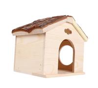 TOGEVAL 1pièce Cabane pour Squirrel Et Refuge Douillet pour Petits Animaux Marron