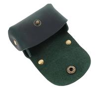 TOGEVAL 1pièce Pochette De Rangement Pratique pour Clés Et De Stockage Cuir pour Accessoires Extérieurs Et Câbles De Données Foncé