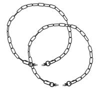 TOGEVAL 2 Ensembles Chaîne Suspendue pour Jardinières et Balançoires Extérieure Lot Accessoires Antirouille Ajustable pour Ponts de Jardin et Suspensions Décoratives