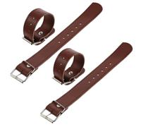 TOGEVAL 2 Paires Sangles Réglables en Cuir pour Panier de Vélo Garçon et Filles Installation Rapide et Confort Optimisé pour Vélo Corbeille Détachable