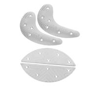 TOGEVAL 2 paires Semelles de Talon Métal Plaques de Réparation Résistantes à pour Chaussures de Travail Talonnettes Durables pour Remplacement Facile et Confort Prolongé