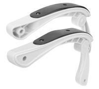 TOGEVAL 2 pièces Accoudoirs de Chaise de Bureau Lot de Rechange Robuste et Ergonomique pour Fauteuils de Bureau Confortables et Durables Adaptés Aux Utilisateurs Quotidiens et