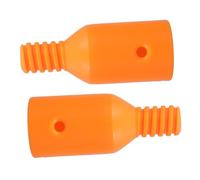 TOGEVAL 2 Pièces Adaptateur de Poignée Plastique Embout de Remplacement pour Balai et Serpillière Connexion Rapide pour Manche Américain Lot de Accessoire de Nettoyage Ménager