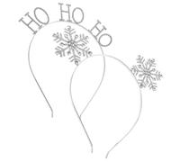 TOGEVAL 2 Pièces Bandeaux Cheveux de Noël et Décoratifs Accessoires Festifs Simples et Jolis Xmas