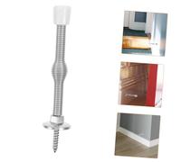 TOGEVAL 2 pièces Butée de Porte à Ressort Bloque Porte Robuste avec Protection Murale Amortisseur de Chocs Installation Facile sans Perçage pour Maintien Ouvert et Protection Meubles