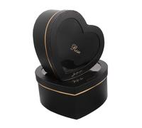 TOGEVAL 2 Pièces Coffret Coeur Diy avec Fenêtre Translucide de Boîtes à Fleurs pour Mariage Saint Valentin et Créatifs