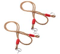 TOGEVAL 2 pièces Corde de Suspension Réglable PE et Nylon pour Balançoire et Hamac Résistante et Multifonction pour Usage Intérieur et Extérieur Kit de Fixation sans Outils