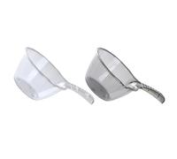 TOGEVAL 2 pièces Cuillère à Eau Transparente avec Long Manche Capacité Multi-usage pour Cuisine et Jardin Facile à Nettoyer Suspension