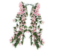 TOGEVAL 2 pièces Décoration Murale Fleurs de Artificielles Vignes de Réalistes pour Ambiance Naturelle pour et Événements