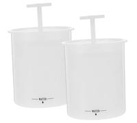 TOGEVAL 2 pièces Fabricant de Mousse Visage Portable Tasse Nettoyante Blanche Créateur de Mousse Riche pour Nettoyage Doux