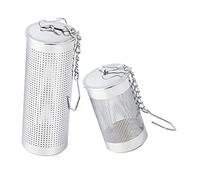 TOGEVAL 2 pièces Filtre à Thé Inox Acier Inoxydable Infuseurs Réutilisables avec Maille Fine pour Infusion de Thé Vrac et Épices Passoires Polyvalentes pour Cuisine et Tisanière