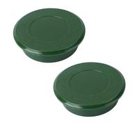 TOGEVAL 2 Pièces Hole Putting Cup Cover Portable Plastic Golf Hole Protector Lightweight Practical Accessory for Home and Outdoor Use