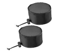 TOGEVAL 2 pièces Housses de Ventilation Toile Oxford Résistante pour Tente de Culture avec Bande Élastique et Boucle de Fixation Protection Antipoussière pour Conduit