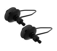 TOGEVAL 2 pièces Kit Manchons de Rinçage Moteur Bord Rond Accèssoires Entretien Moteur Bateau Montage Facile sans Outil Nettoyage