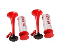TOGEVAL 2 pièces Klaxon Air Portable Trompette à Pompe Manuelle Corne de Stade pour Football et Événements