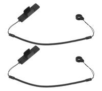 TOGEVAL 2 Pièces Lanière Élastique Rétractable pour Stylet avec Clip Antidérapant Lot de Cordons Longs pour Stylo Tactile Fixation Sécurisée pour Bureau École et Comptoir Bande Extensible