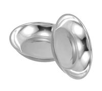 TOGEVAL 2 pièces Lot de Plateaux de Pesée Acier Inoxydable pour Balance Mécanique Plateau de Remplacement Précis et Résistant pour Usage Industriel et Cuisine