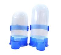 TOGEVAL 2 pièces Mangeoire à Eau Automatique pour Oiseaux Grand Petit Étanche et Accessoire pour Cage Animaux Bol Buveur Pratique pour Perruches et Pigeons Couleur Couleur Aléatoire