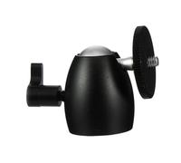 TOGEVAL 2 pièces Mini Tête Sphérique Trépied Aluminium Support Caméra avec Vis Adaptateur pour Trépied Selfie Stick et Éclairage Rotation