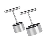 TOGEVAL 2 pièces Outil Corer Fruits Inoxydable Extracteur Noyaux Pomme Poire Multifonction Vide Fruit Antidérapant pour Cuisine Maison