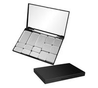 TOGEVAL 2 Pièces Palette Magnétique de Maquillage Diy Plateau Rechargeable pour Fards à Paupières Rouges à et Blush Support Cosmétique Durable et Élégant pour Création Personnalisée