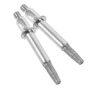 TOGEVAL 2 pièces Pierre à Aiguiser pour Tronçonneuse Meule de Précision pour Affûteur Chaîne Meule Fine pour Polissage Métal Outil Portable