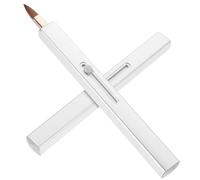 TOGEVAL 2 pièces Pinceaux à Rétractables Applicateurs de Maquillage Portables avec Capuchon Brosses Fines pour et Gloss Outil Précis et Élégant