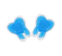 TOGEVAL 2 pièces Poche de Glace Dentaire Réutilisable Gel Forme Dent Maintien Température Compresses Chaud Froid pour Soins Visage Mâchoire et Inconfort Oral Lot