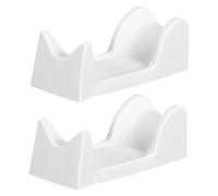 TOGEVAL 2 Pièces Poignée De Broyeur Électrique Support De Poignée De Meulage Polisseur à Ongles Accessoire Traitement Fournir Rose Clou Cuticule Doigt Abs En Plastique Couleur Aléatoire