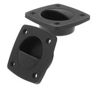 TOGEVAL 2 Pièces Poignée De Trappe Accessoires RV Accessoires De Bateau Poignée Encastrée Marine Poignée De Levage À Chasse d'eau Anneau Marin Loquet De Trappe Casier De Trappe Trappe De