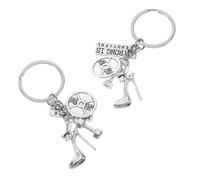 TOGEVAL 2 Pièces Porte Clés Femme Talon Haut Lot de Accessoire et Petit Format pour Amateurs de Musculation et Mode